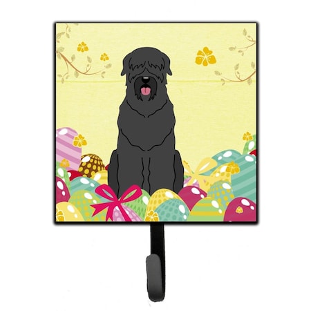 Carolines Treasures Easter Eggs Black Russian Terrier Leash or Key Holder BB6026SH4